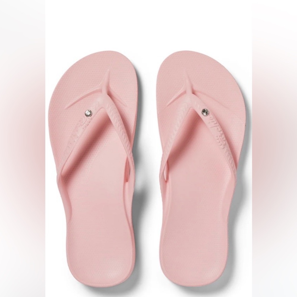 NWT Archies Arch Support Flip Flops in Crystal Pink 11